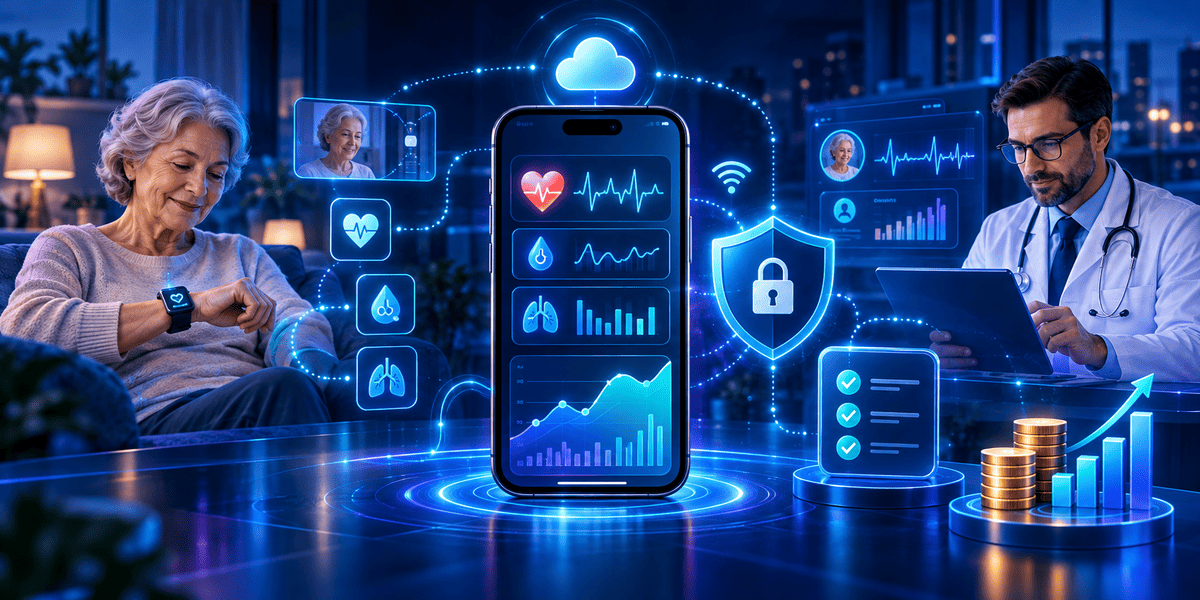 Remote Patient Monitoring App Development: Features, Cost and HIPAA Checklist